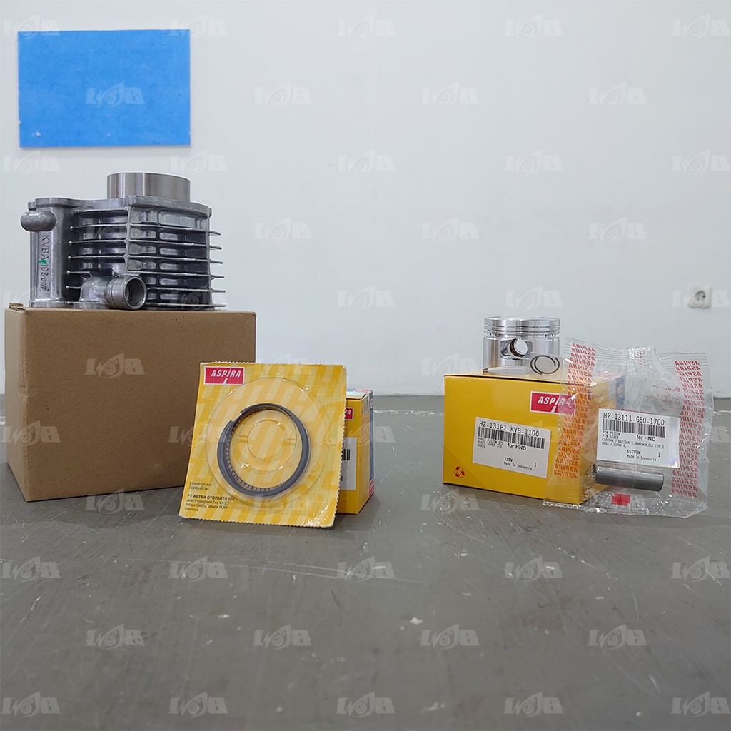 ASPIRA Paket Silinder Blok Kit Boring Vario 110 Karbu CW Cylinder Comp Assy Set Matic