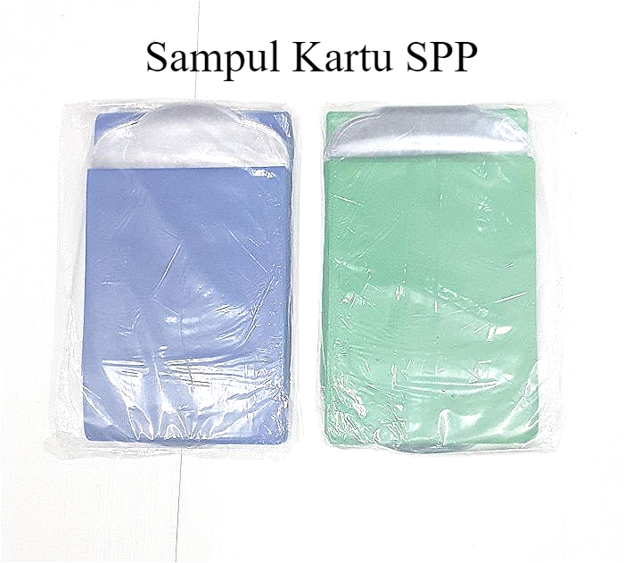 

SAMPUL KARTU SPP WARNA DENGAN TUTUP UKURAN 13.5 x 18.5cm ISI 100