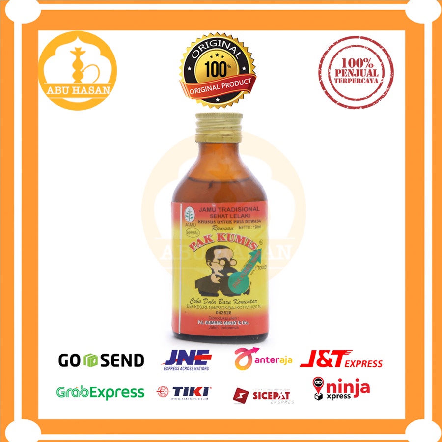 Jamu Kuat Pria Cap Pak kumis/ Jamu Tradisional Sehat Lelaki Original
