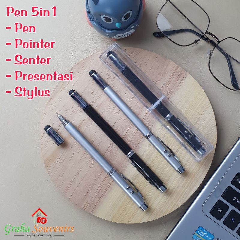 

Pen Laser 5in1 | Pen Pointer Promosi | Pen 5in1
