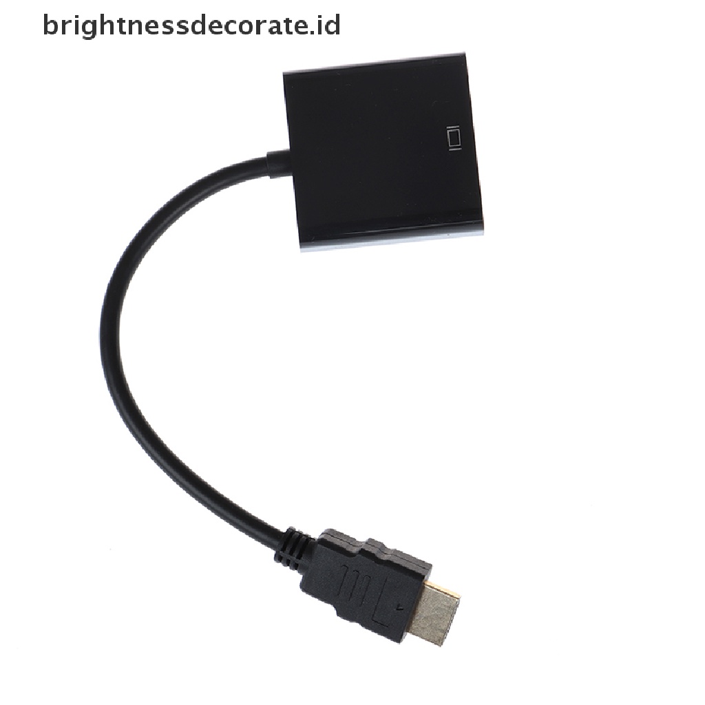 Kabel Adapter Converter Hdmi To Vga Untuk Proyektor Hd Monitor