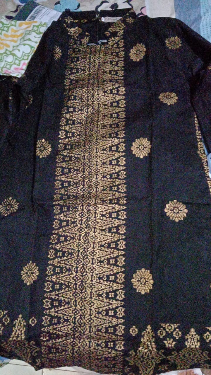 Terlaris Serut Genes Jelita Tunic Navbor Yelbor Whitbor Creambor Tunik Batik Modern Hrb030 Dolbi Dob