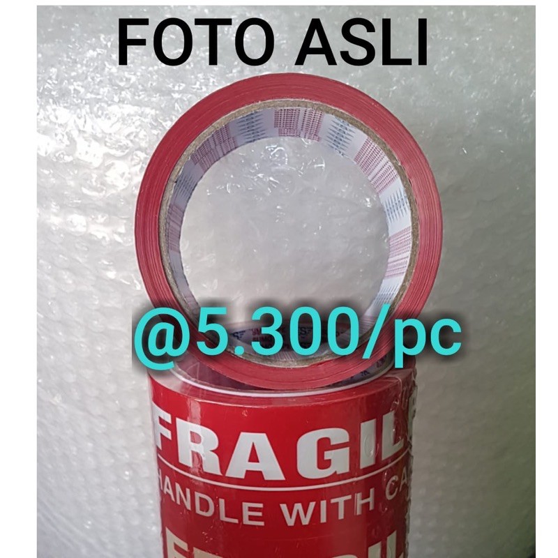 

LAKBAN FRAGILE 60 YARD X 2 INCH MURAH JANGAN DIBANTING