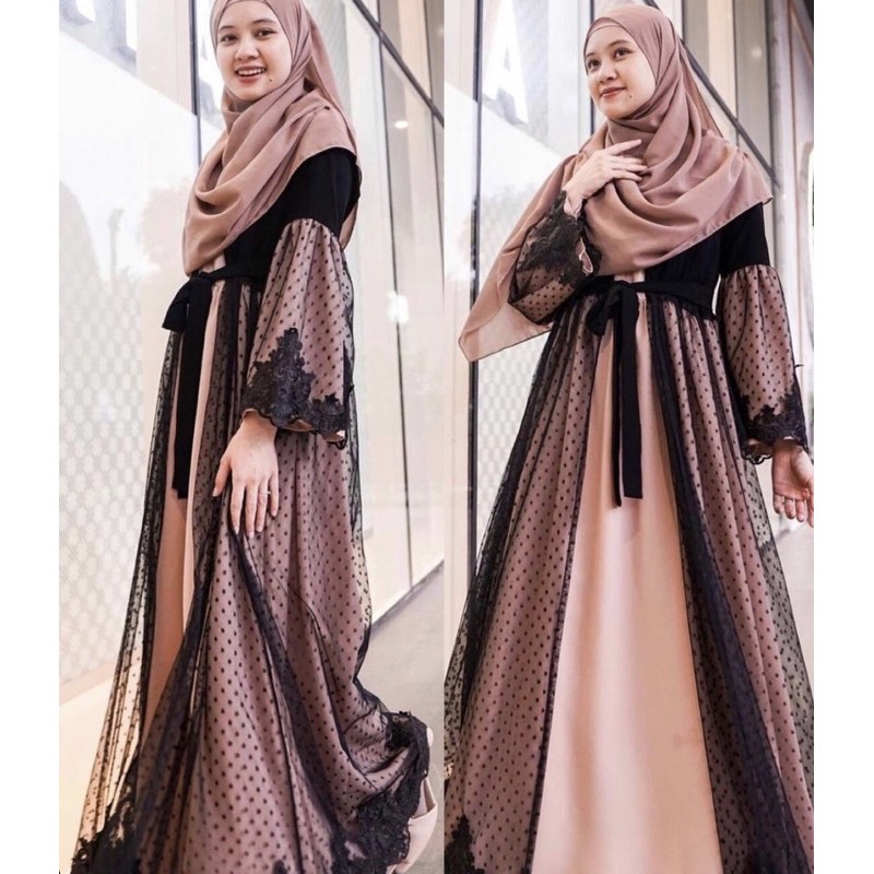 SYAKIRA ABAYA LACE PREMIUM by 4season