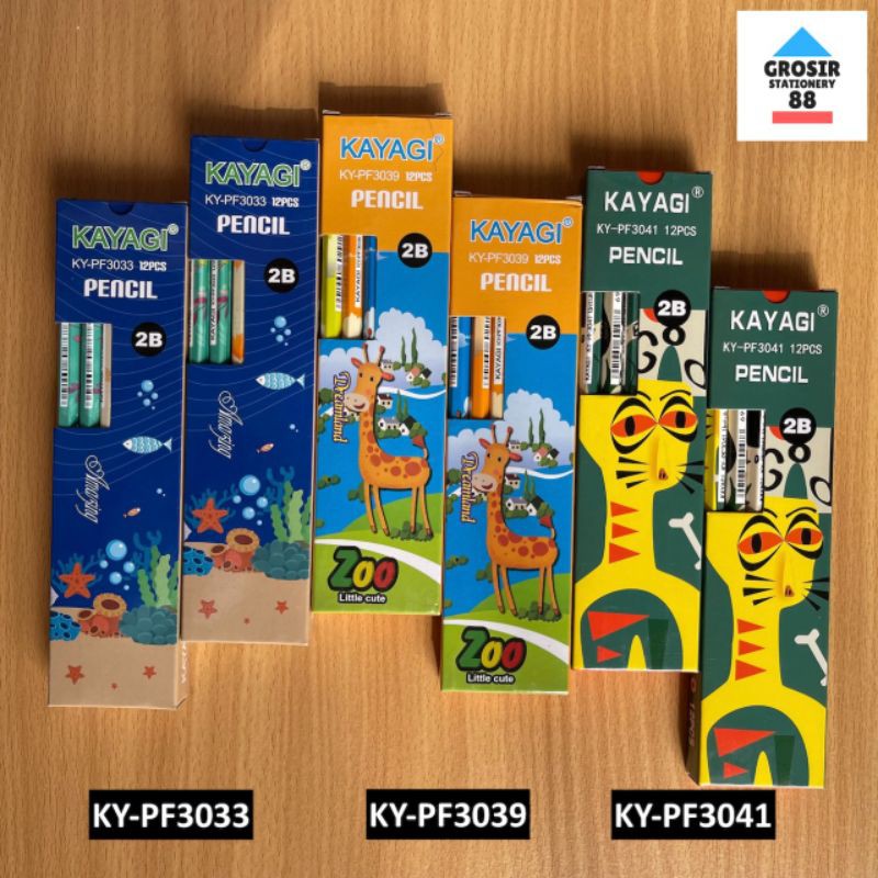 

Pensil Kayu 2B KAYAGI KY-PF (1 LUSIN)