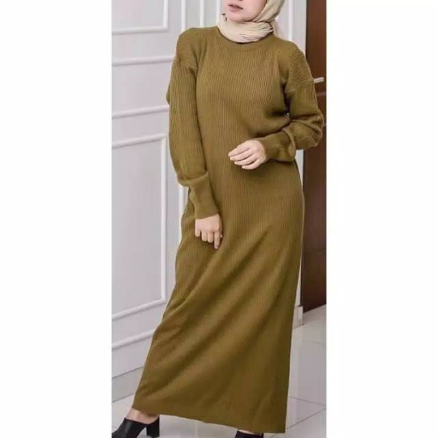 LONG DRESS (7 WARNA) / DRESS FASHION WANITA MUSLIM