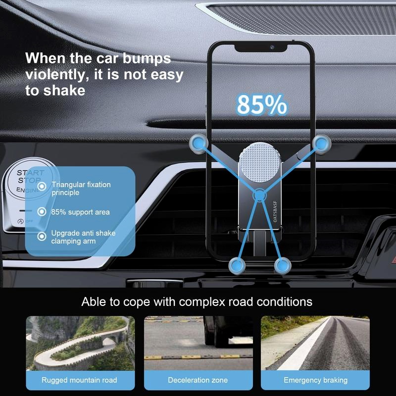 Stand Holder Handphone / GPS Multifungsi Untuk Ventilasi Ac Mobil