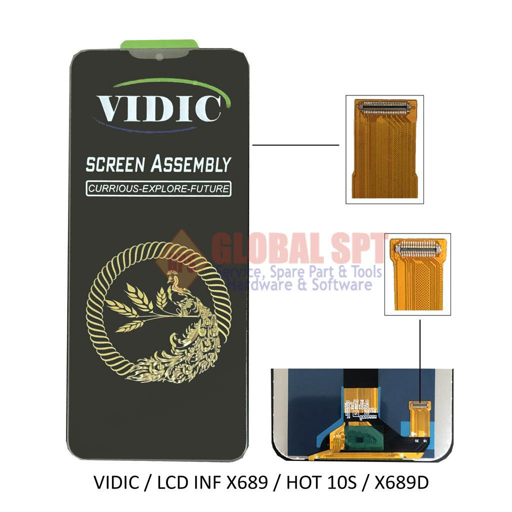 VIDIC / LCD TOUCHSCREEN INFINIX X689 / INFINIX HOT 10S / X689D