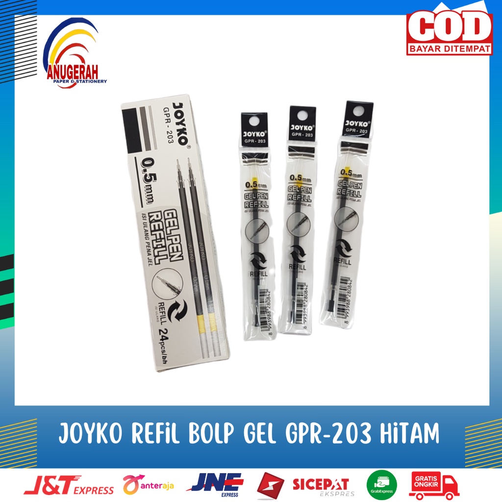 

REFILL BOLPOINT JOYKO GPR-203 HITAM (PAK)
