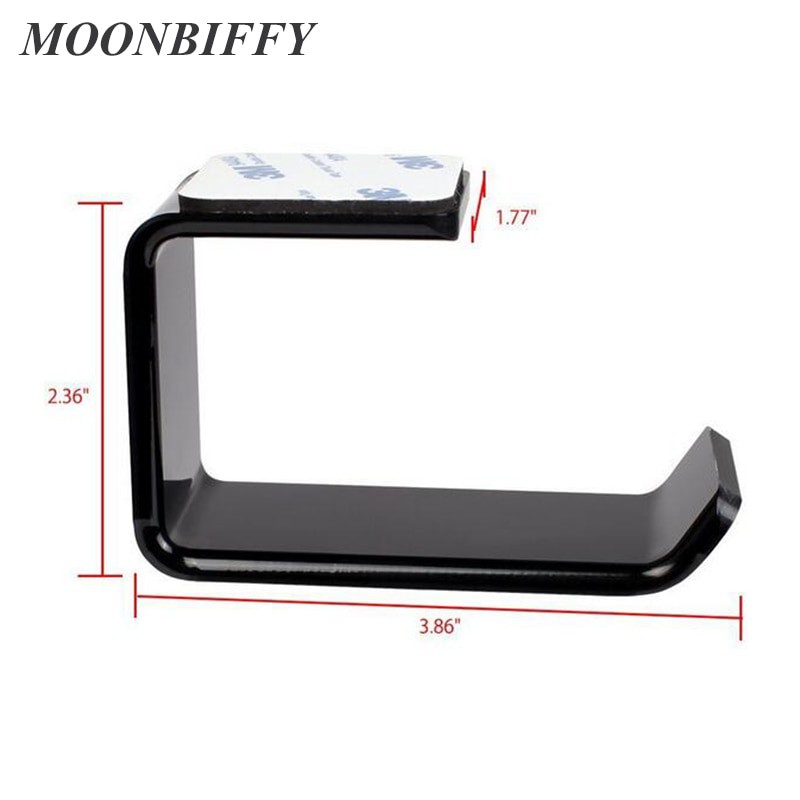 MOONBIFFY Hanger Bracket Gantungan Headphone Earphone - C097 - Black