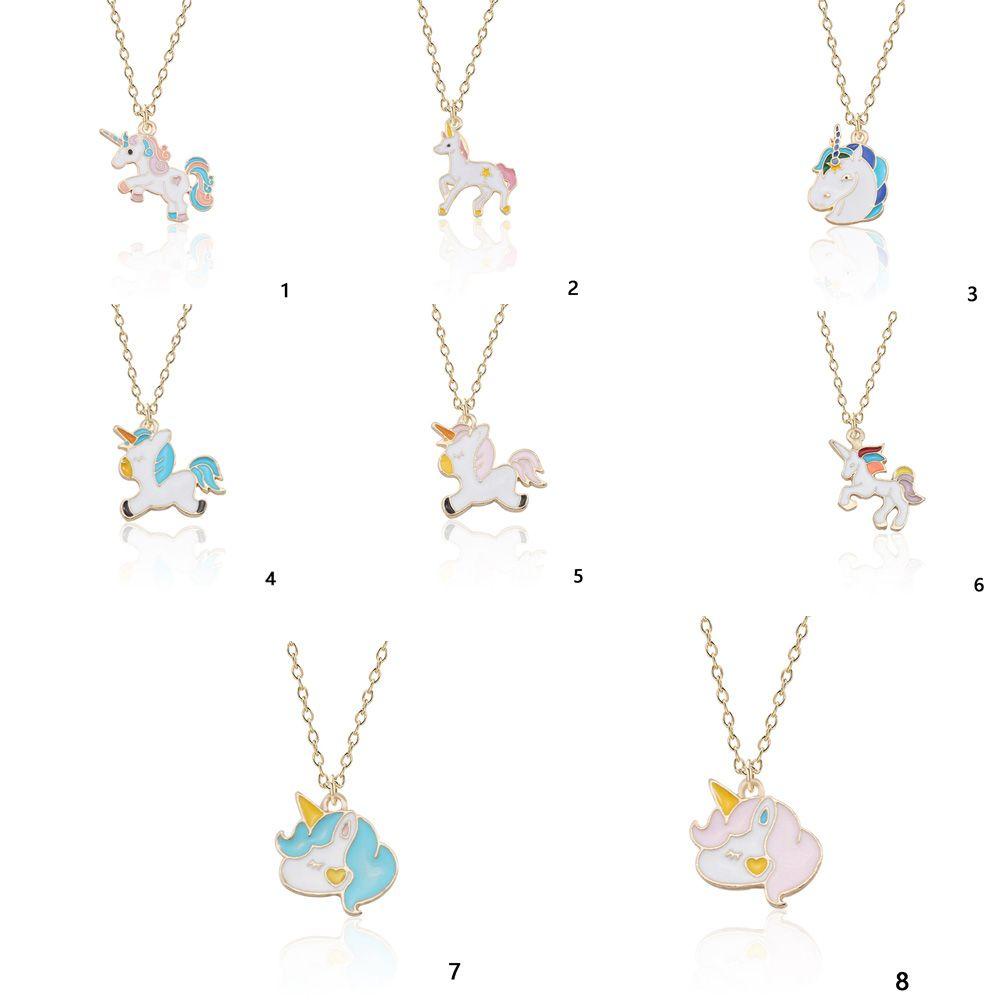 Liontin Unicorn Nanas Hadiah Fashion Perhiasan Fashionable Pendant