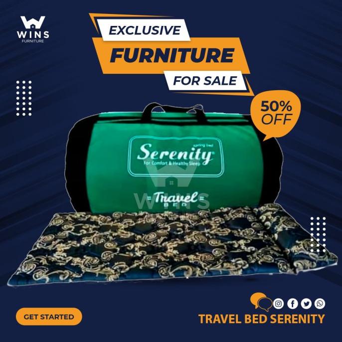 Travel Bed Elite Serenity / Kasur Lipat / Kasur Gulung
