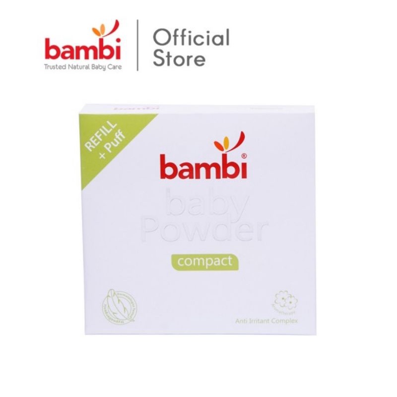 Bambi Baby Powder Compact Refill 40 Gr - Bedak Bayi