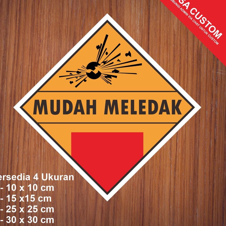 

SUPER LARIS Sticker Label Tanda Simbol Limbah B3 Stiker Bahan Berbahaya dan Beracun STIKER HAZMAT 3790 ギ