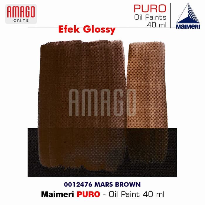 MAIMERI PURO - OIL PAINT - MARS BROWN - 40ML - M0012476