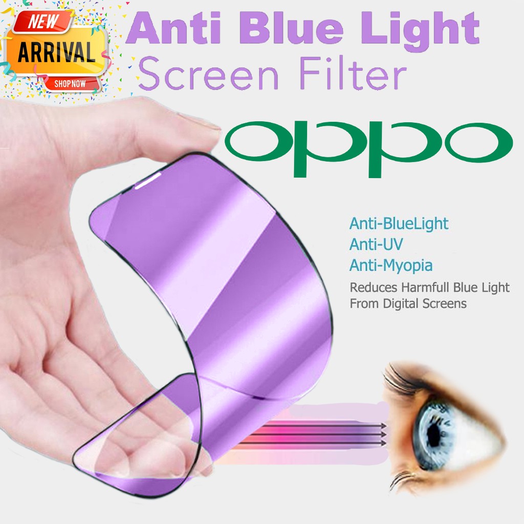 OPPO A1K /  A3S / A31 2020 /  A7 / F7 /  F9 / F11 / A5S TEMPERED GLASS CERAMIC FILM BLUELIGHT