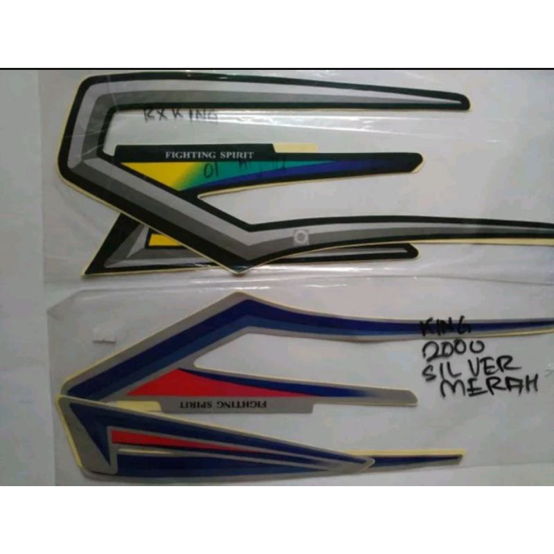 Striping Sticker List Motor Yamaha Rx King 2000 Kualitas Original Full Set