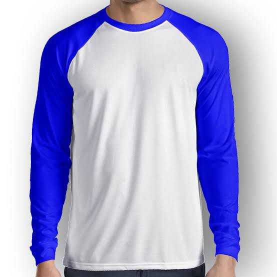 Kaos polos - Kaos Raglan polos pria lengan panjang kombinasi warna | atasan baju reglan seragam panjang unisex