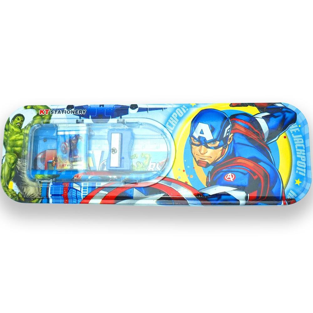 

[KODE JX892] Kotak Pensil (Pencil Case) Besi Lucu Karakter LOL, TAYO, UNICORN 1 Set Lengkap Dengan I