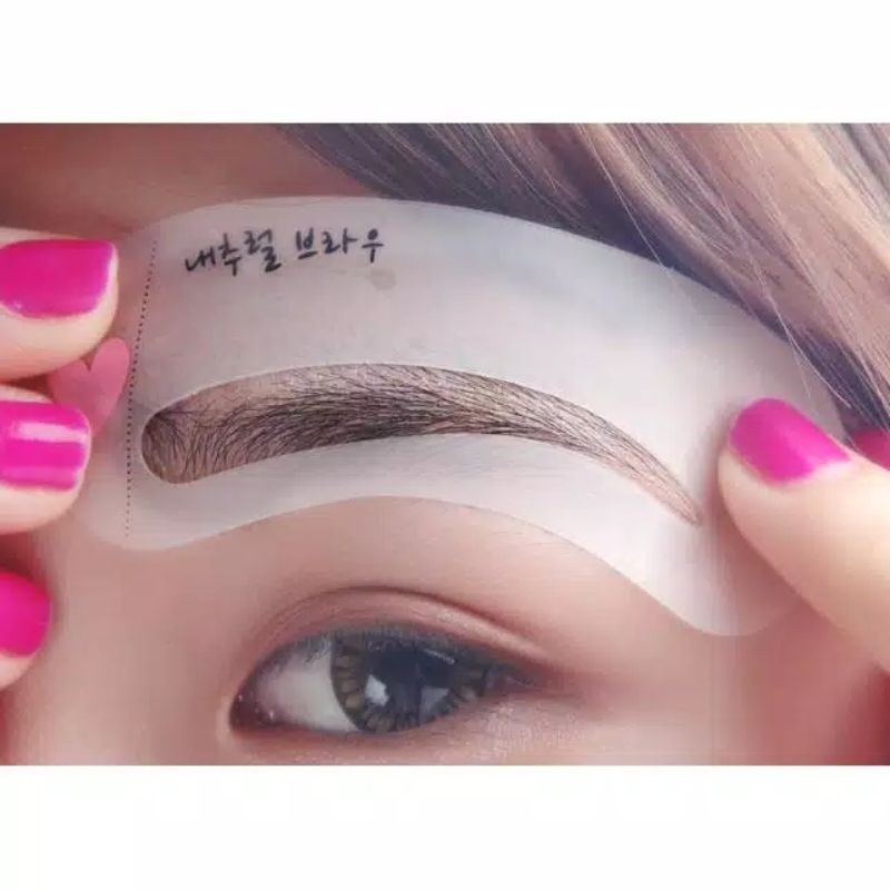 FYGALERYSURABAYA HL0376 Cetakan Alis Mini Brow Class 3 in 1 Cetakan Cetak Alis Eyebrow