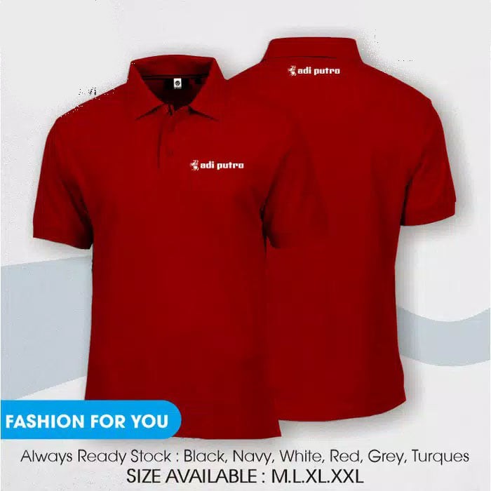 kaos kerah polo adi putra / polo shirt adi putra premium / baju polo premium