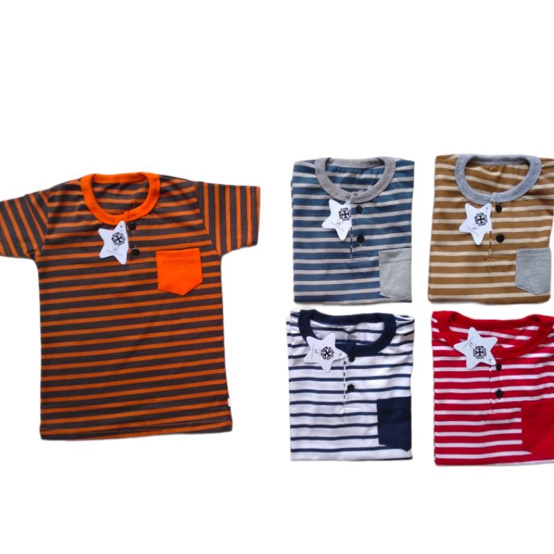 KAOS ANAK LAKI LAKI KAOS STRIPE ANAK LAKI LAKI KAOS STRIP ANAK