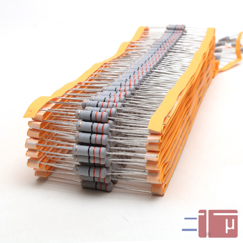 Resistor 33R 33 Ohm 2W Metal Oxide 5% Taiwan Kaki Tembaga