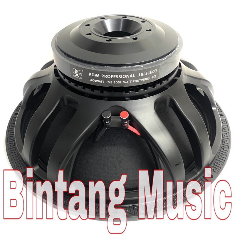 Speaker component RDW 18LS1000 18inch original rdw 18ls1000 komponen