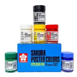 

:=:=:=:=] SAKURA POSTER COLOR SET 6