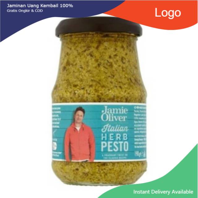 

JAMIE OLIVER ITALIAN HERB PESTO 190 GR