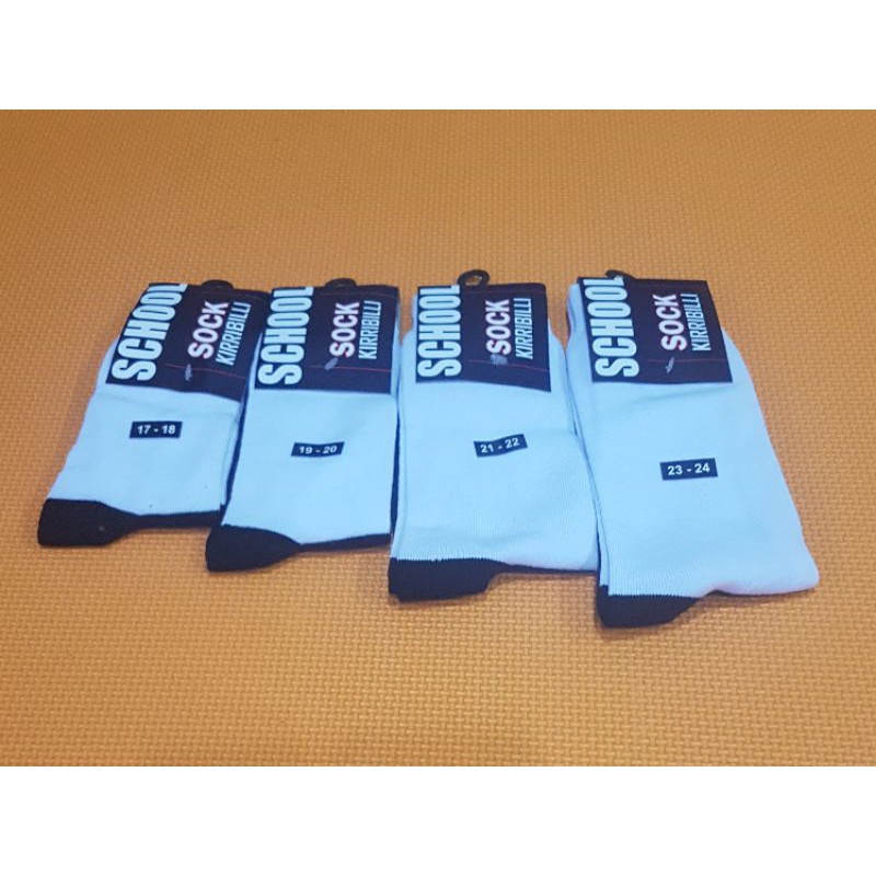 1 pc Kaos kaki anak sekolah merk School