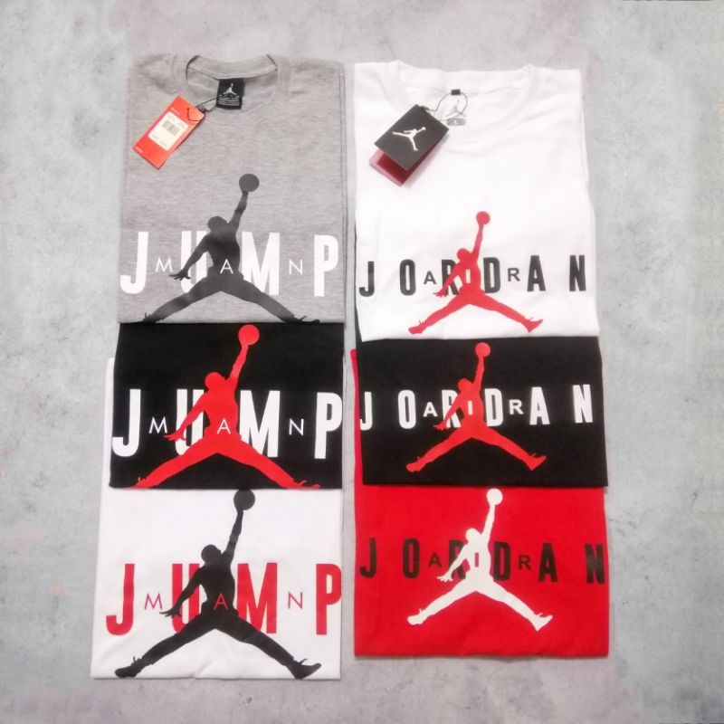KAOS JORDAN / AIR JORDAN - MIRROR ORIGINAL 1:1 TERMURAH WORDMARK AIR JORDAN TSHIRT