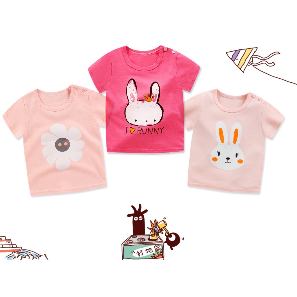 Kaos / Baju anak perempuan unisex murah gambar lady Bahan katun import Premium - LADY GIRL MB