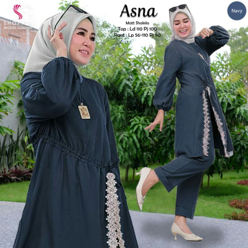 ASNA One Set (top &amp; pants) Berlabel Shofiya