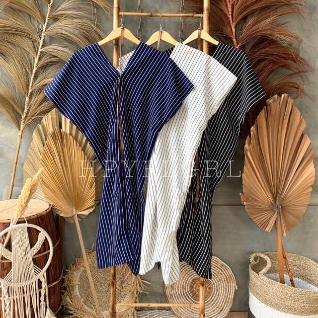 STRIPE VNECK TUNIK