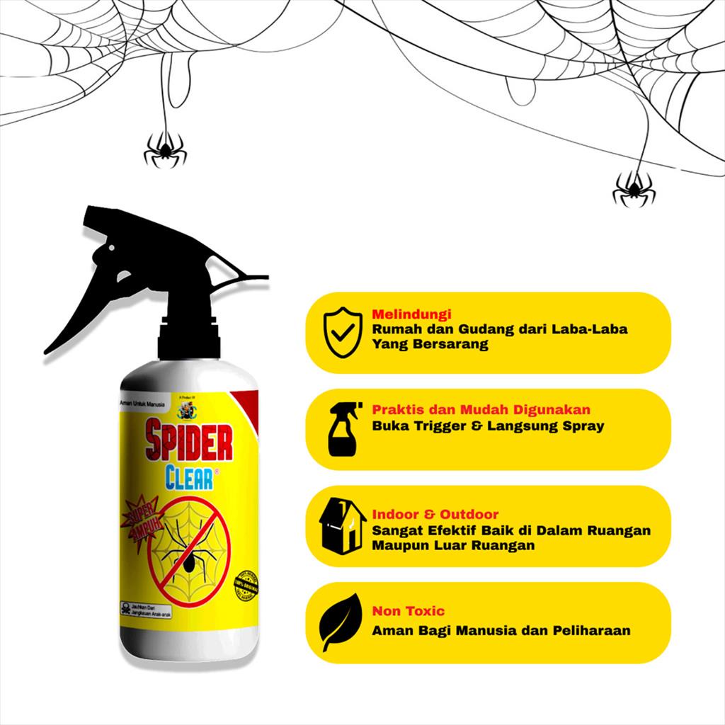 SPIDER CLEAR 500 ML PEMBASMI LABA LABA INSEKTISIDA