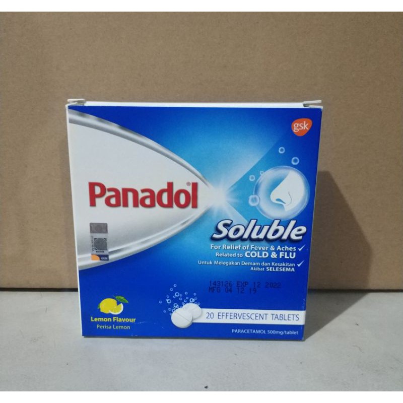 Panadol Soluble Cold &amp; Flu 20 Pcs