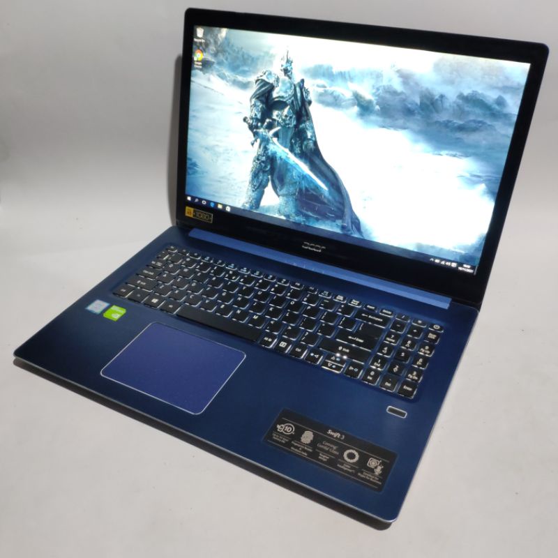 laptop slim/tipis acer swift 3 - core i5 gen8 - dual vga Nvidia GeForce mx - 15inc