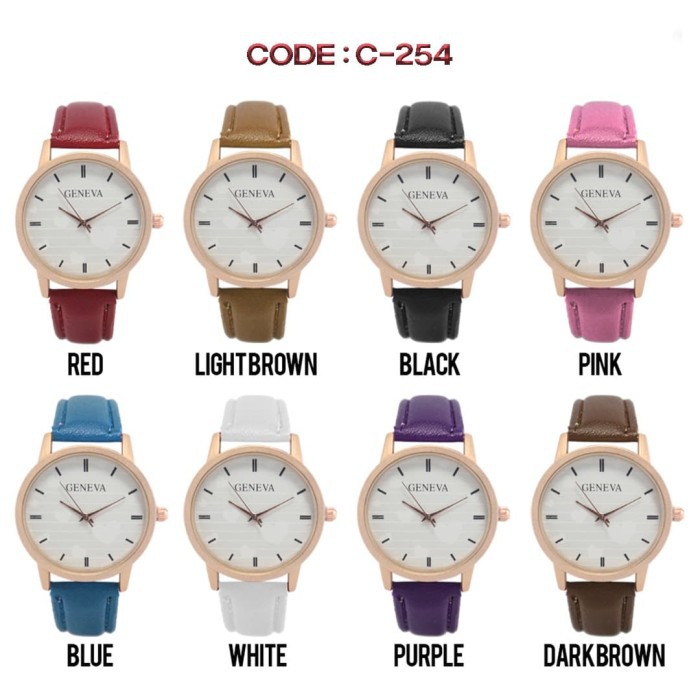 NEW Jam Tangan Wanita Mewah Analog Fashionable C-254