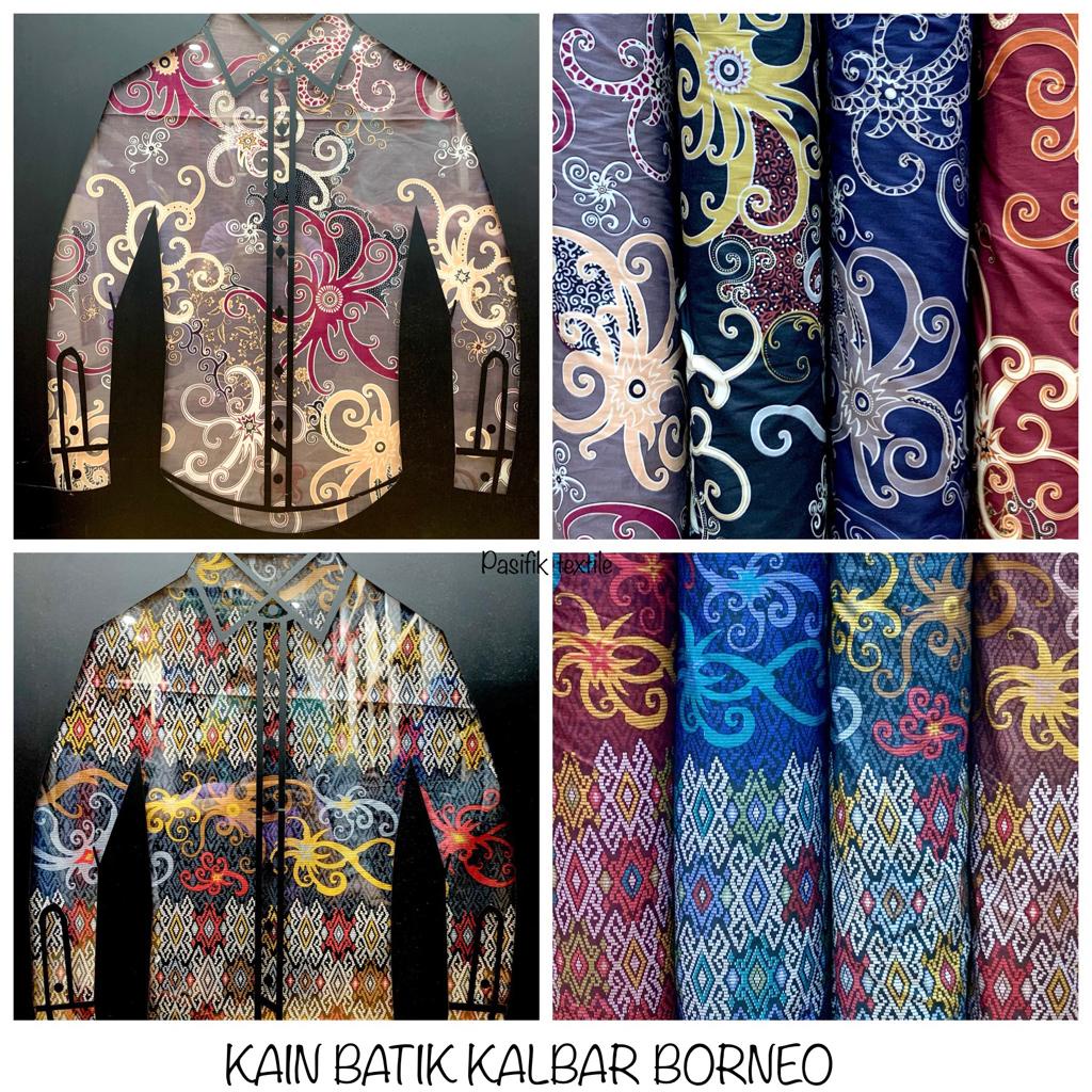 Kain Batik Katun Khas Kalbar Borneo New