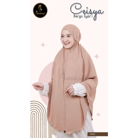 HIJAB INSTAN JUMBO CEISYA BERGO SYARI © BUTTERFLY