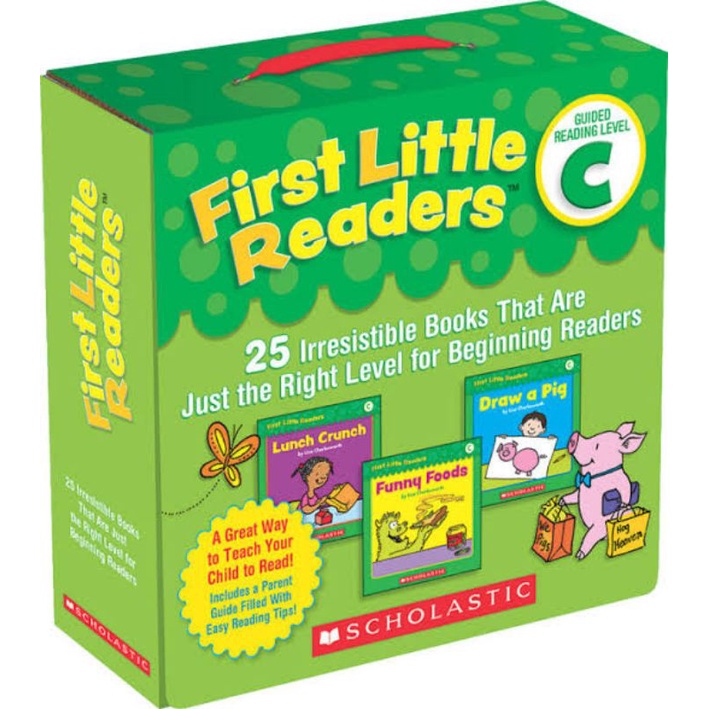 First Little Readers Level A, B, C | Scholastic | Belajar Kosakata Bahasa Inggris for Kids Buku Bahasa Inggris-Level C (25 files)