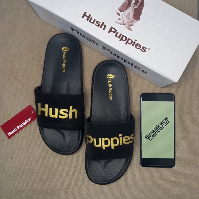 Sandal Slip-On Hush Puppies Premium Pria Wanita / Sandal Selop Hush Puppies