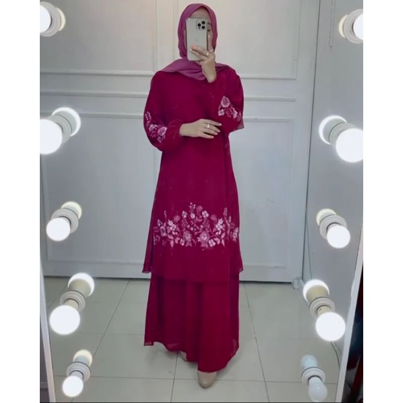 Gamis melayu bordir