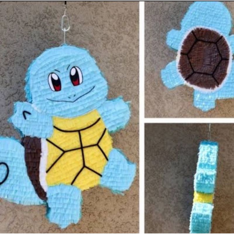 

Pinata pokemon squirtle/pinata squirtle biru/pinta custom/pinata ulangtahun