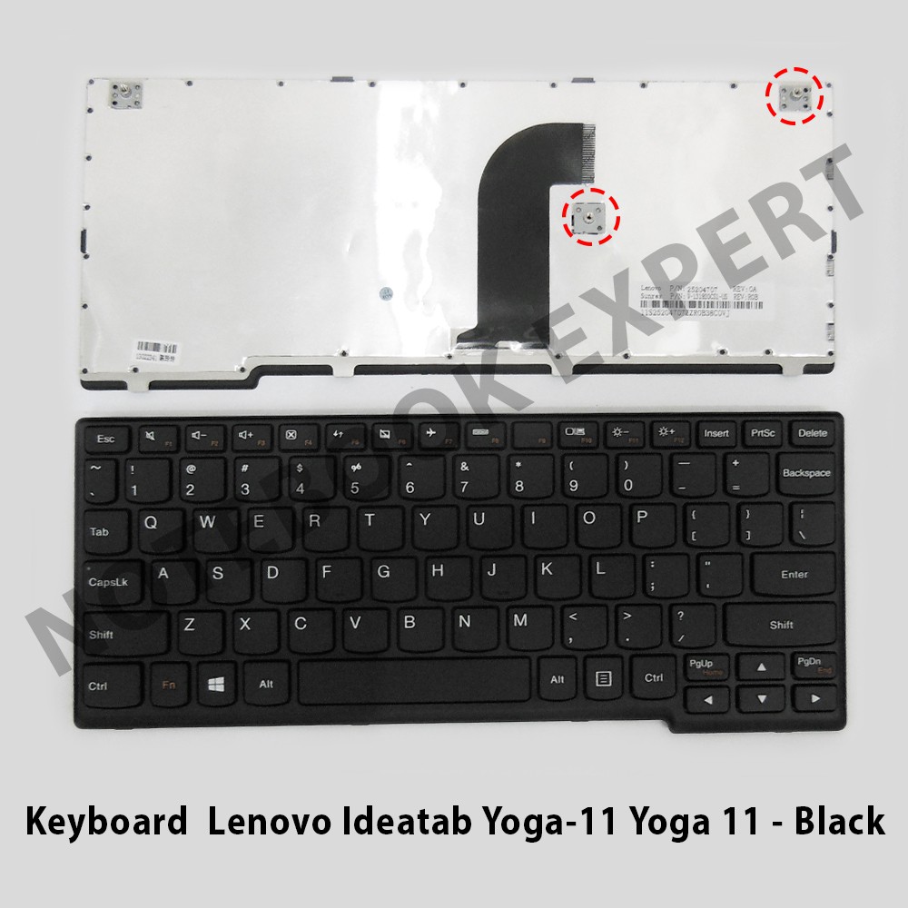 Keyboard Lenovo Ideatab Yoga-11 Yoga 11 - Black