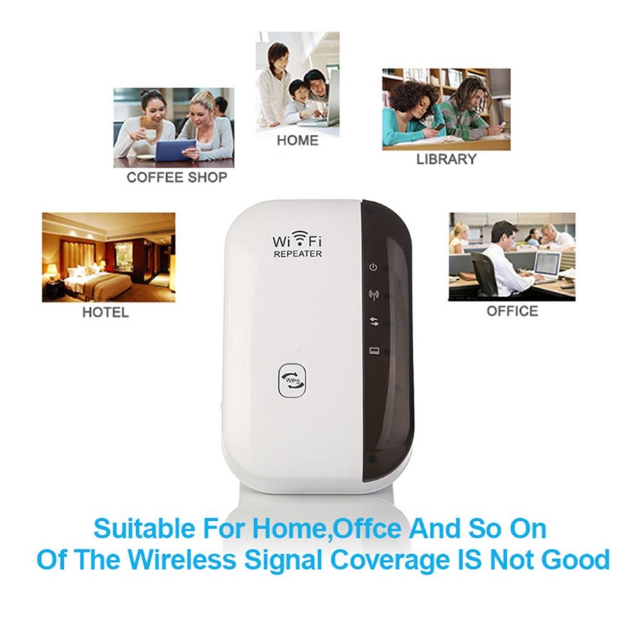 WiFi Repeater 300Mbps Wireless WiFi Signal Range Extender 802.11N/B/G