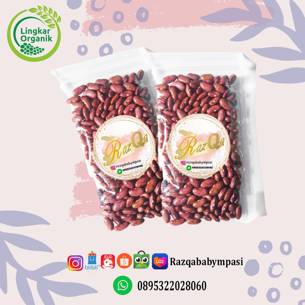 

KACANG MERAH ORGANIK MPASI ( KIDNEY BEANS) 100GR