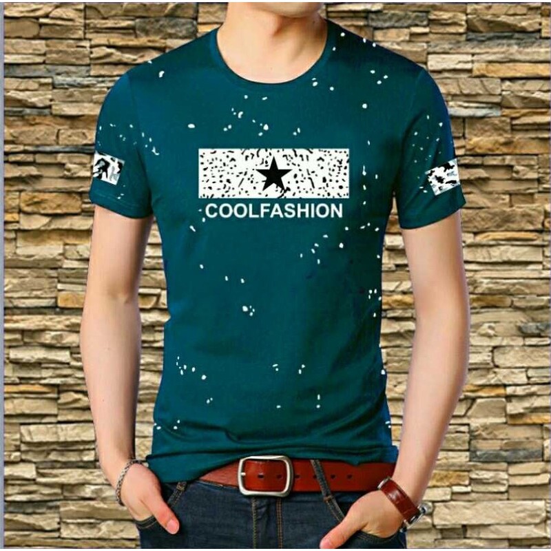 BAJU KAOS COWOK ATASAN MOTIF PRIA COOL FASHION DISTRO PREMIUM