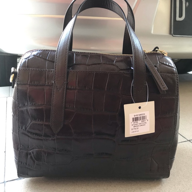 Sydney satchel croco